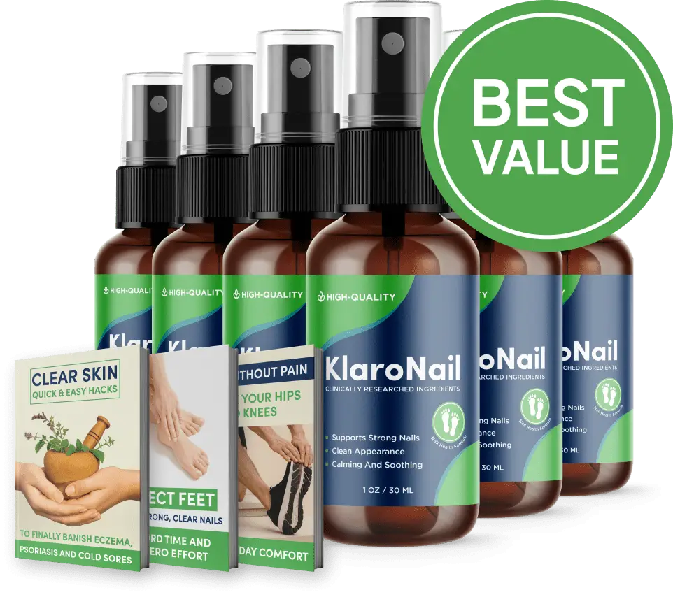 KlaroNail supplement bottle front label